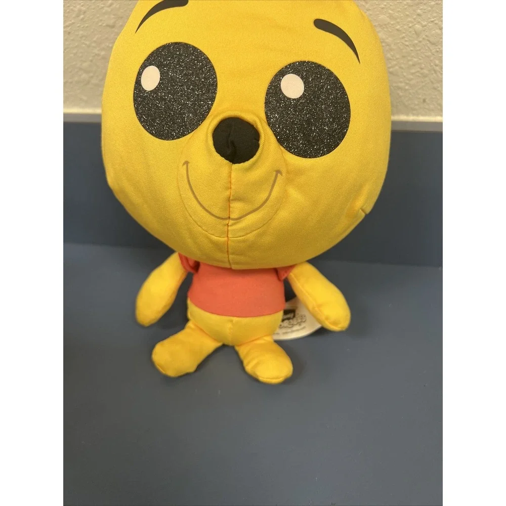 Disney Doorables Puffables Plush‎ Winnie The Pooh 10-inch Stuffed Toy Tags EUC